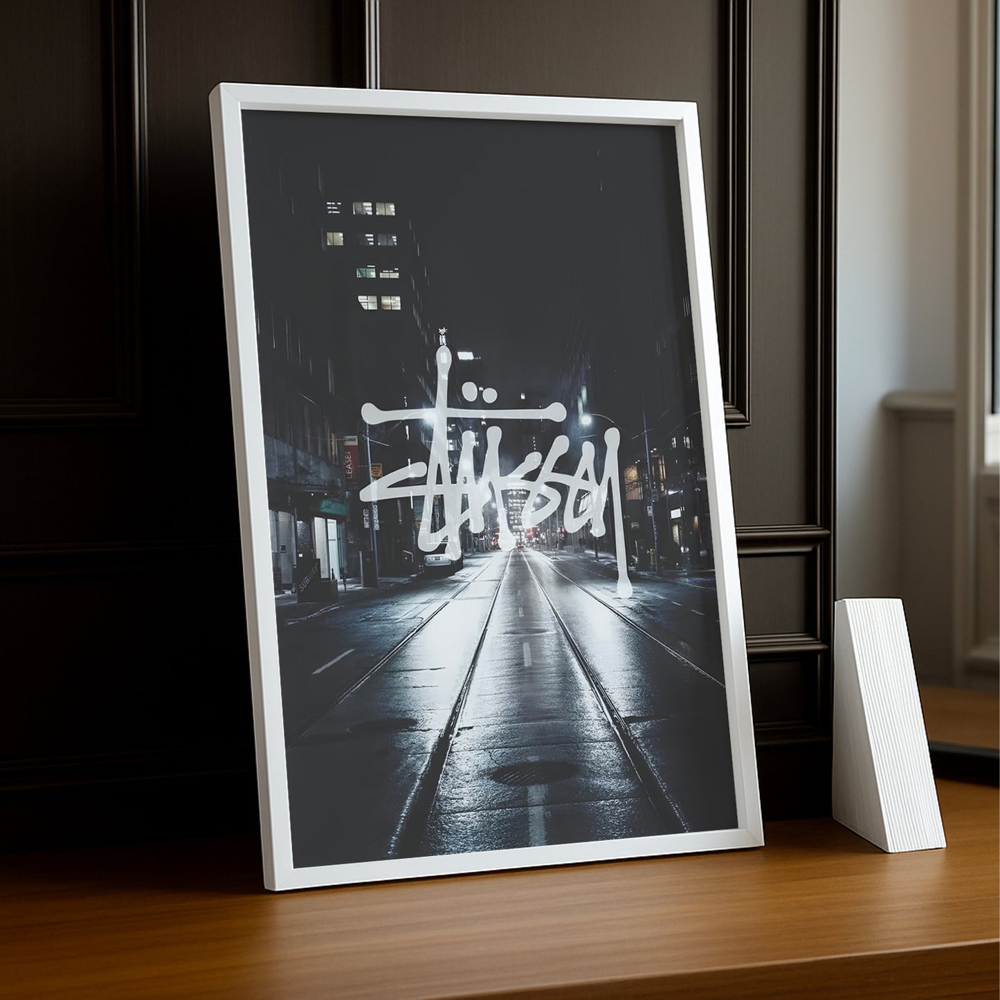 Cadre photo Stüssy logo town