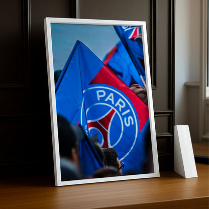 Cadre Photo Paris Saint-Germain - Drapeau