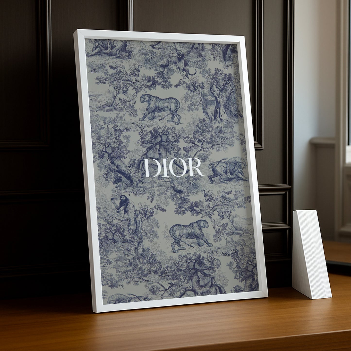 Cadre photo Dior Gris Dessin