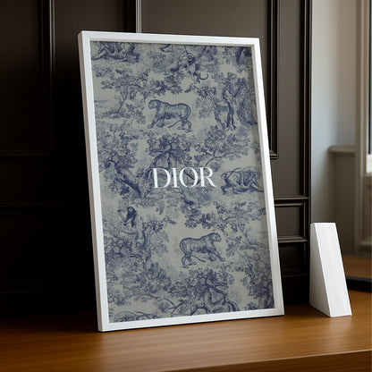 Cadre photo Dior Gris Dessin