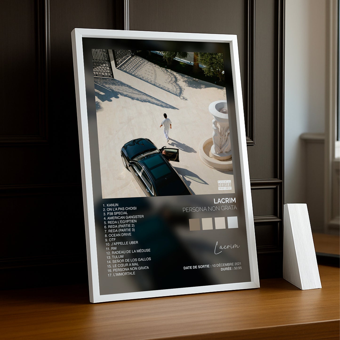 Cadre photo Album Musicaux - Persona Non Grata de Lacrim