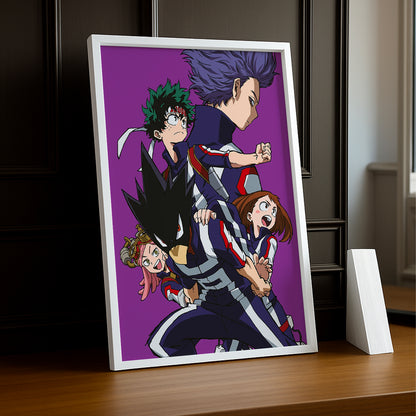 Cadre Photo My Hero Academia - Purple