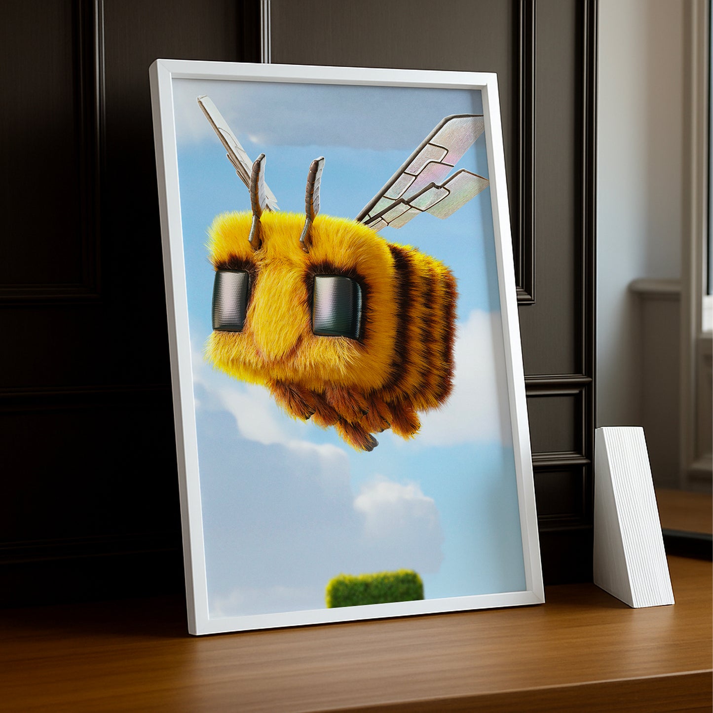 Cadre photo Minecraft - Abeille