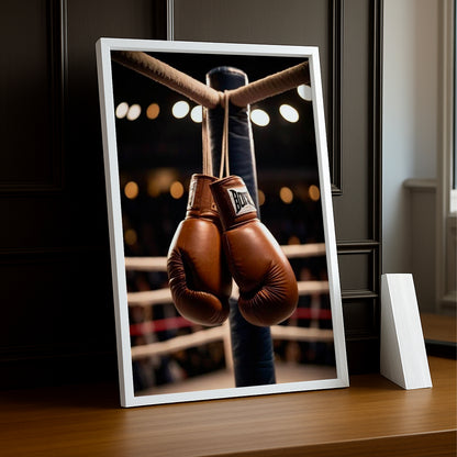 Cadre Photo Boxe - Gants de boxe