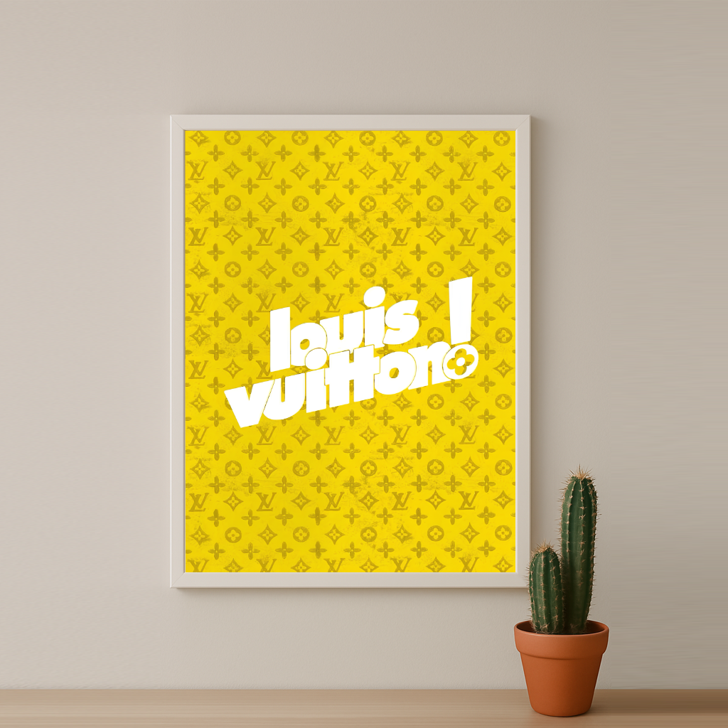 Cadre photo Louis Vuitton Yellow