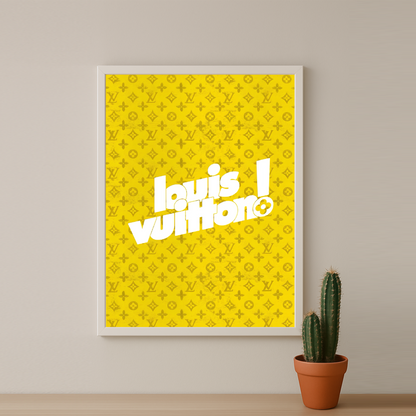 Cadre photo Louis Vuitton Yellow