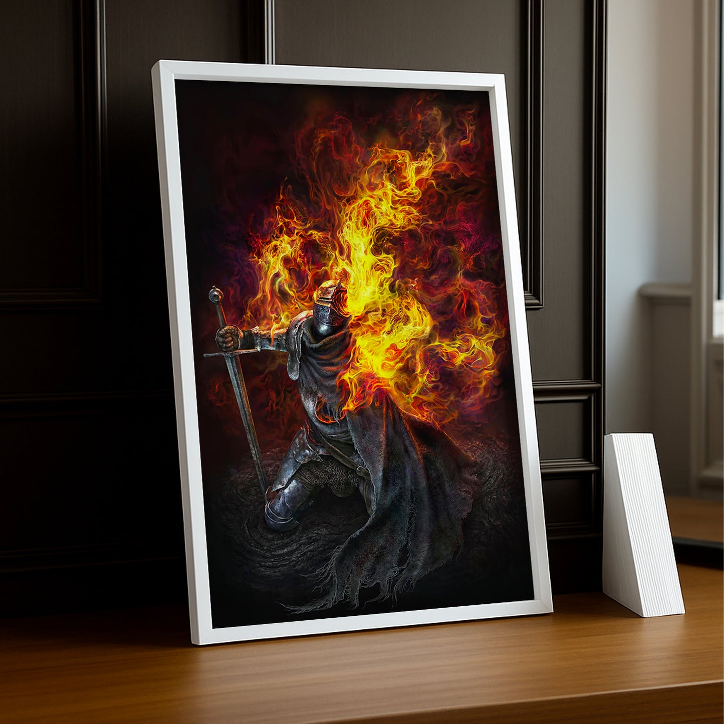 Cadre Photo Elden Ring - Knight in Flames