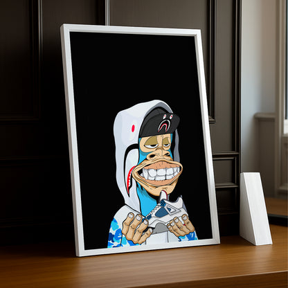 Cadre photo Bayc Air Jordan 4 Retro