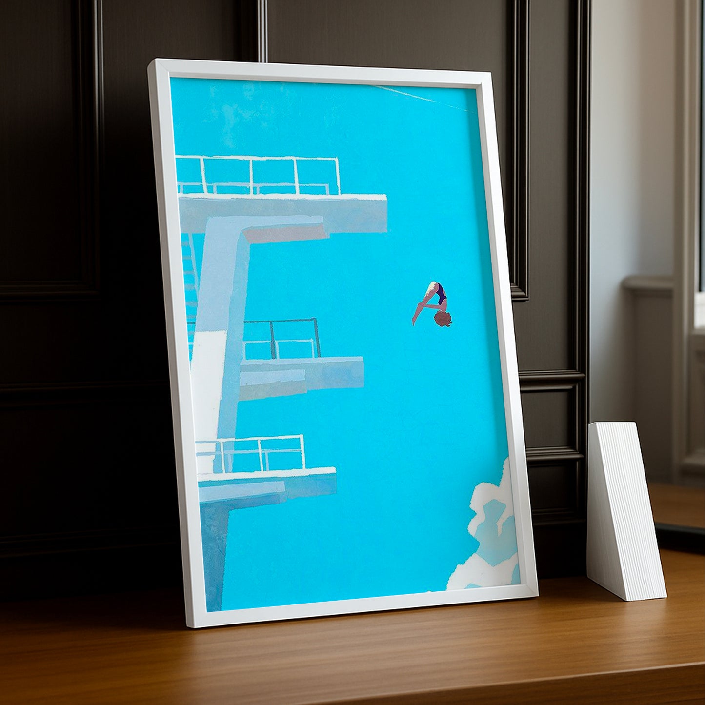 Cadre Photo Natation - Plongeon