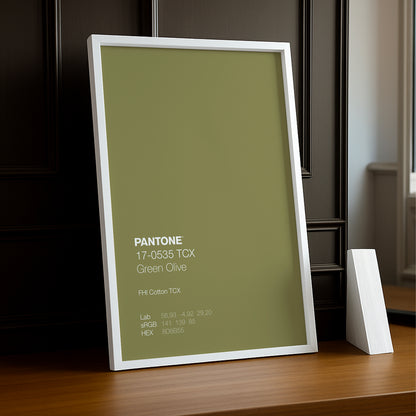 Cadre Photo Pantone - Green Olive