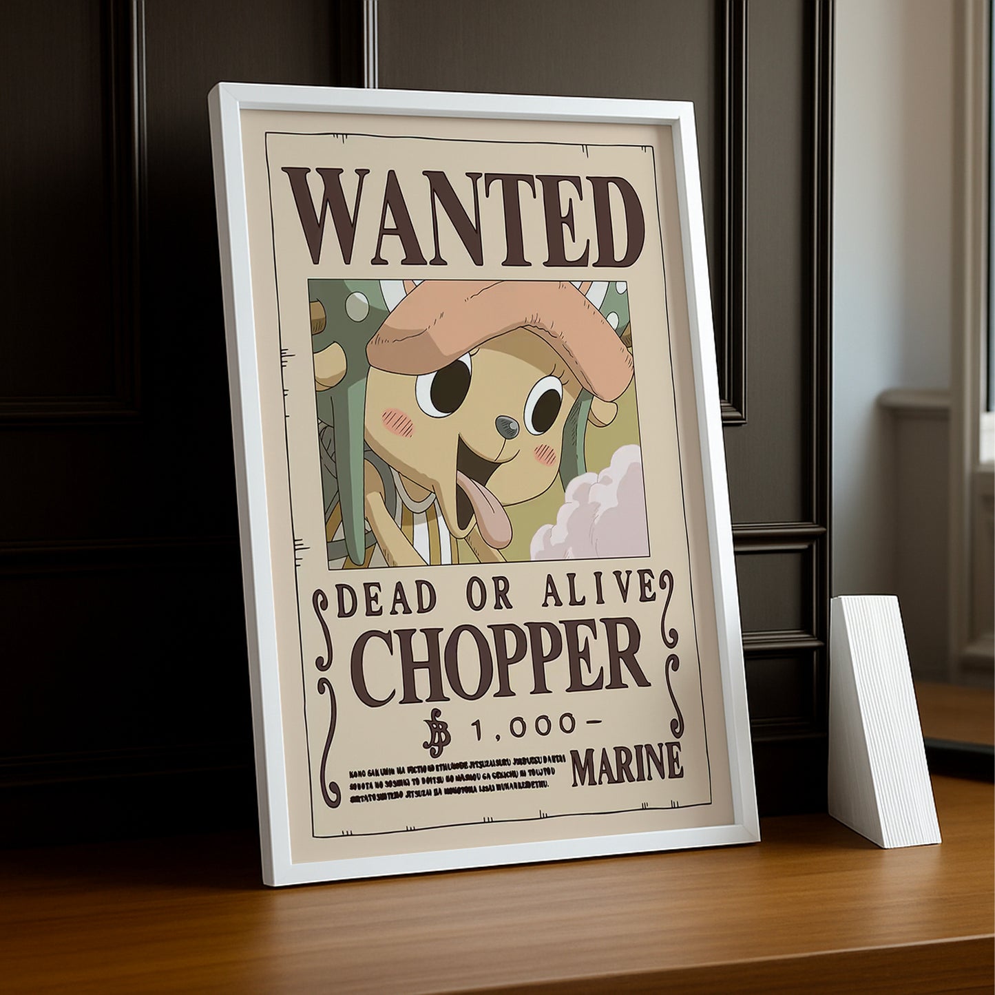 Cadre photo One Piece - Wanted Chopper