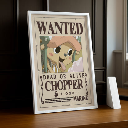 Cadre photo One Piece - Wanted Chopper