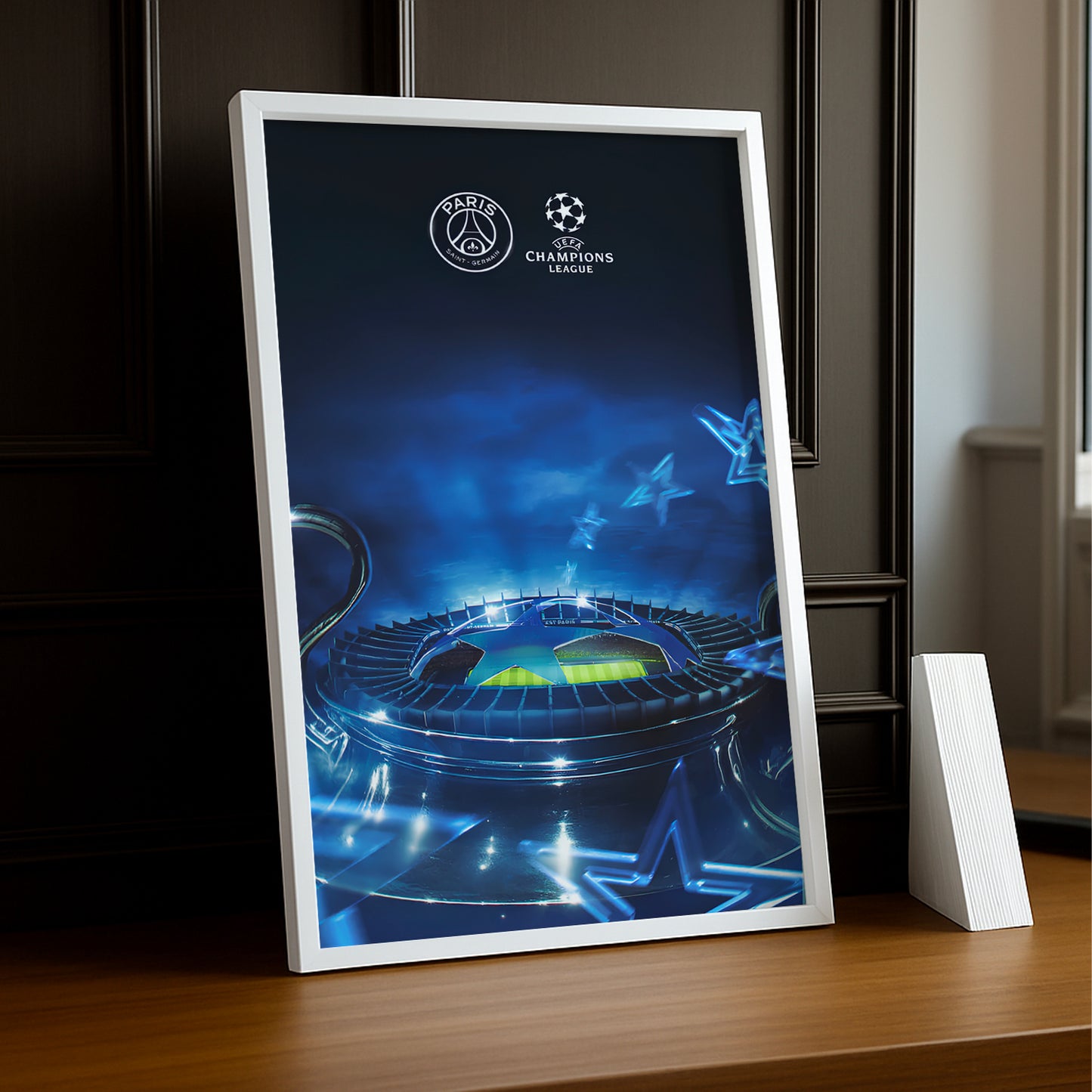 Poster encadrée Paris Saint-Germain - Ligue des Champions
