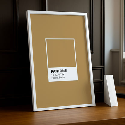 Cadre Photo Pantone Étiquette - Peanut Butter