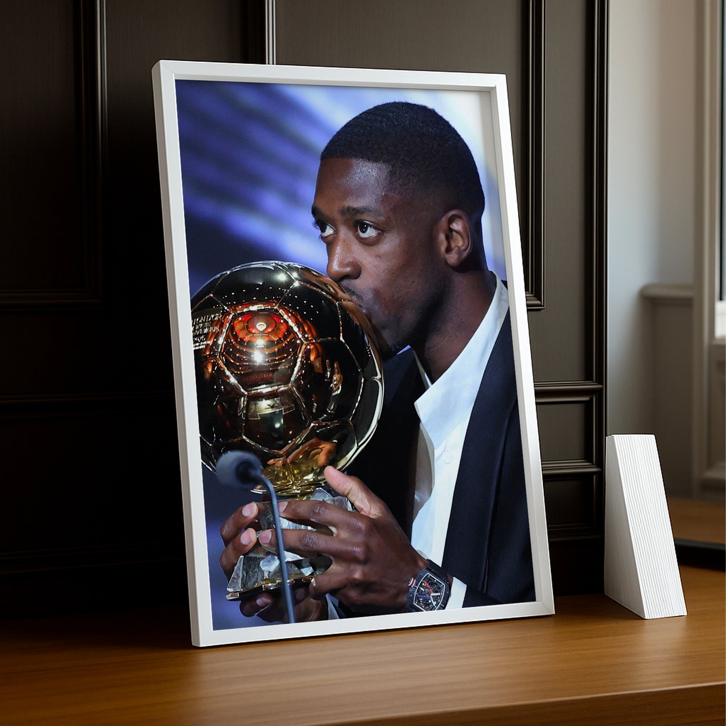 Cadre photo Ousmane Dembélé Ballon d'Or 2025