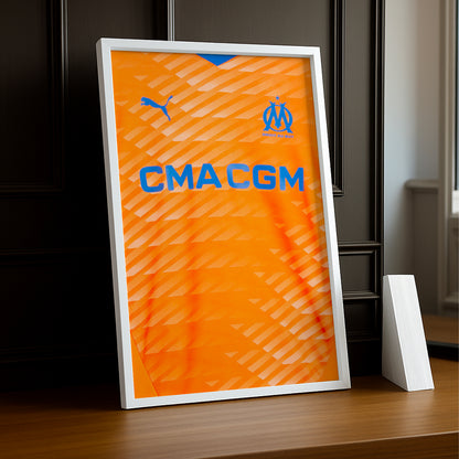 Cadre photo Maillot third Olympique de Marseille
