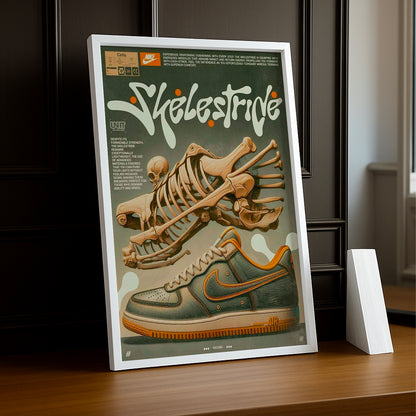 Poster Nike Air Force Skelestrine