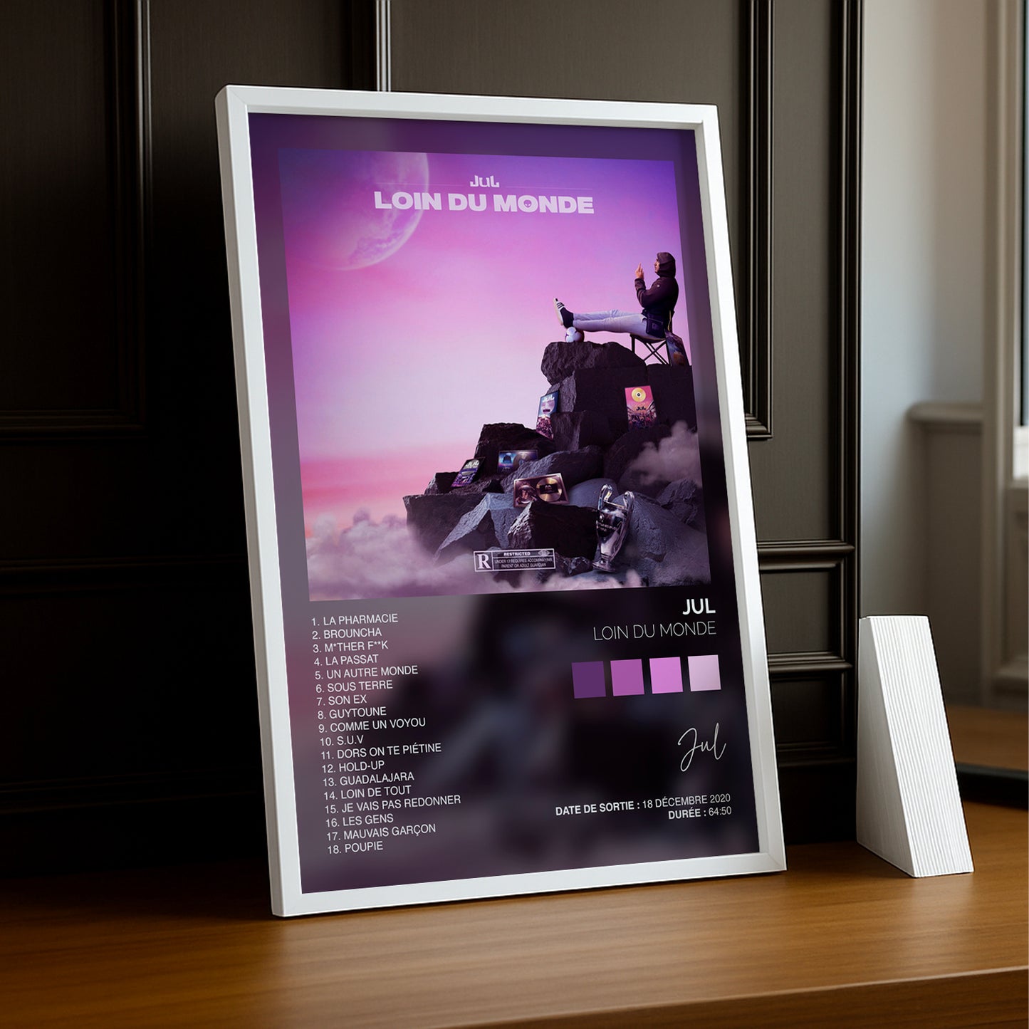 Poster Jul - Album Loin du monde