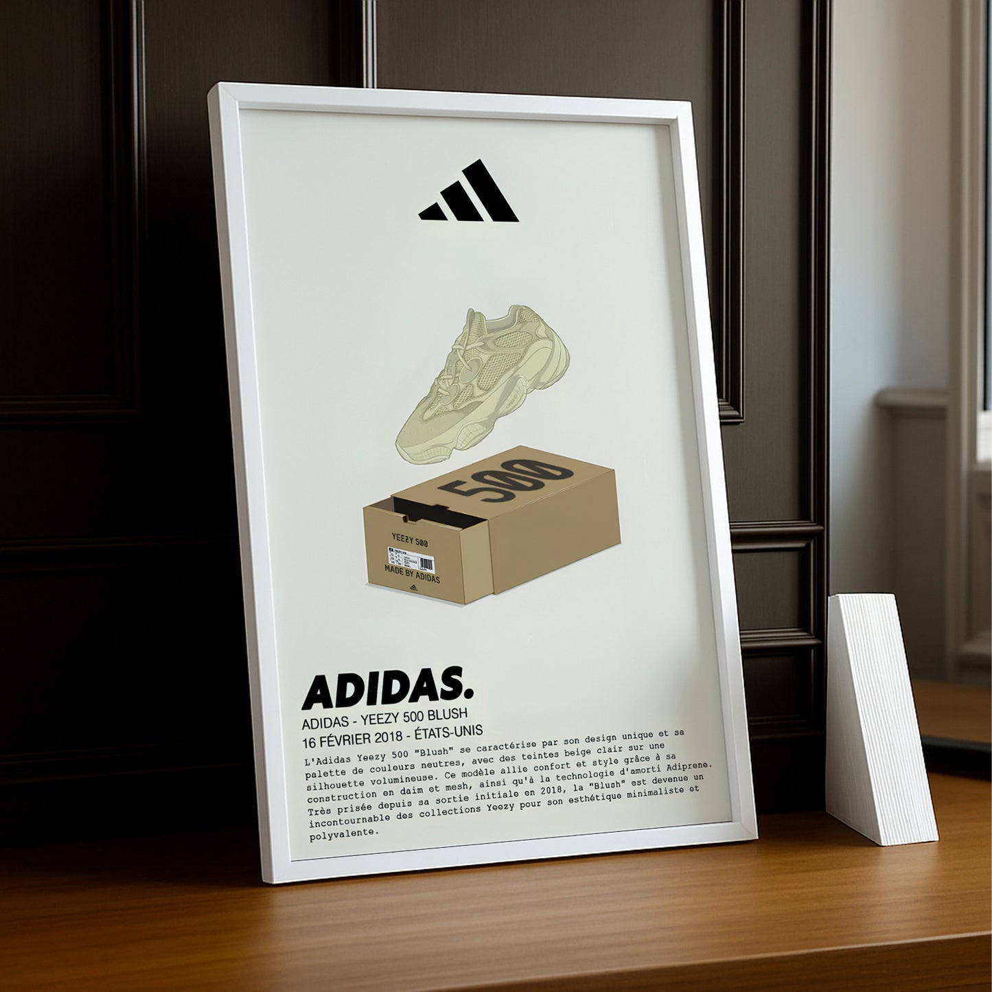 Adidas Yeezy 500 Blush Fotorahmen 