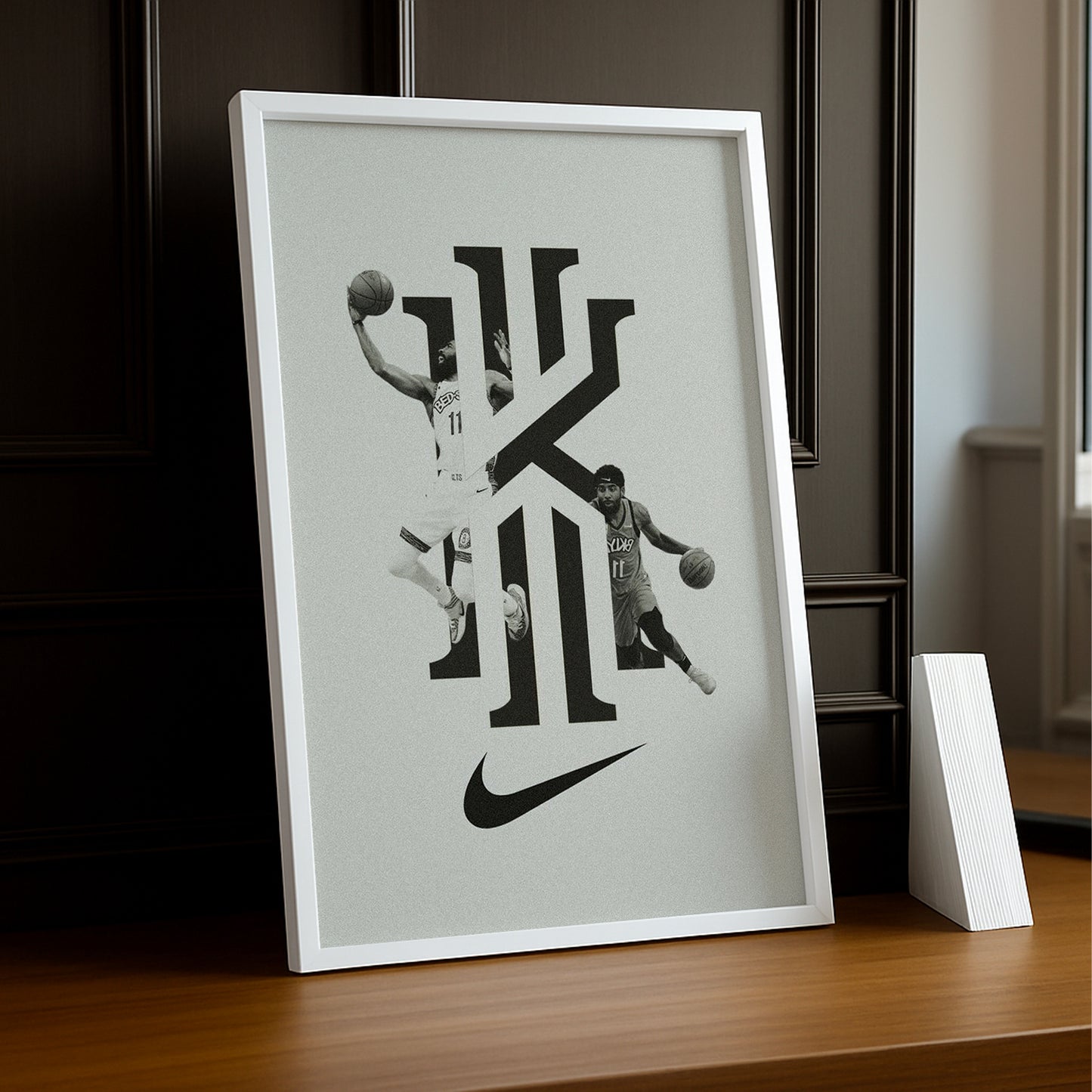 Cadre photo NBA - Kyrie Irving Logo