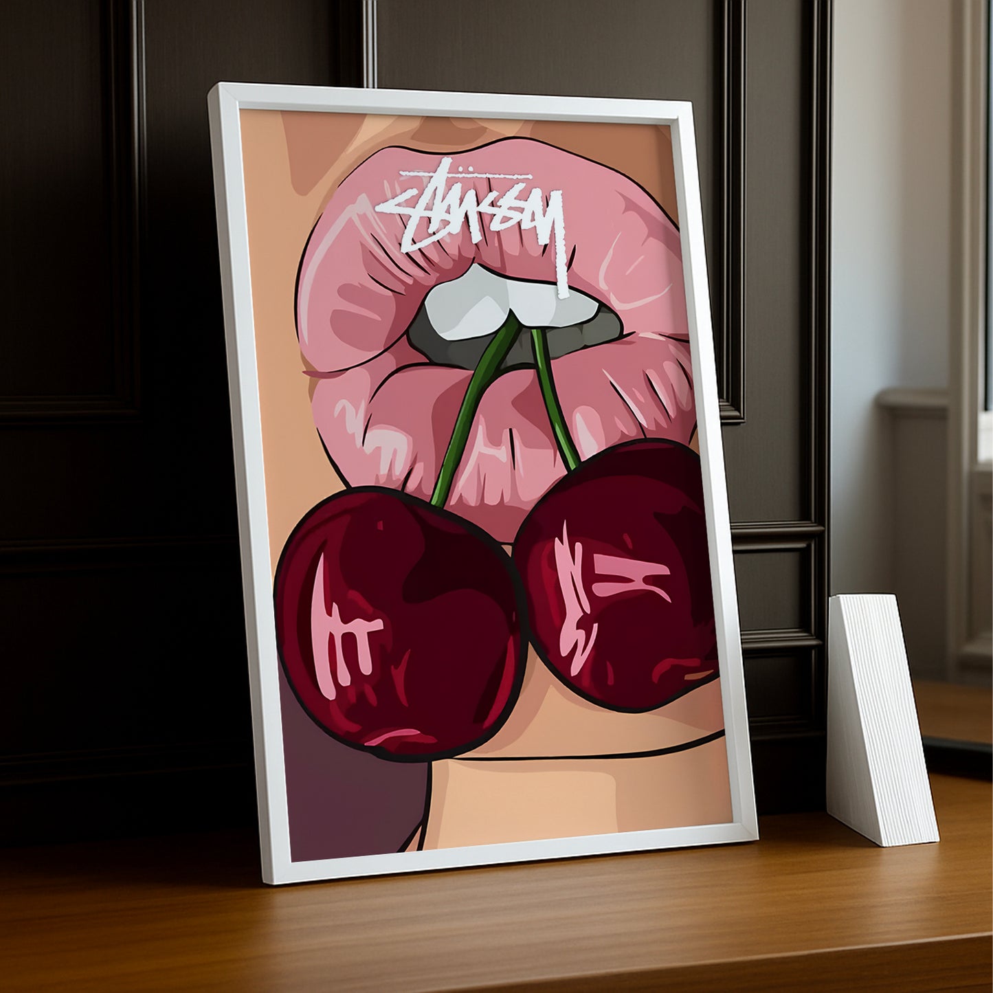 Cadre photo Stussy - Cherry Lips