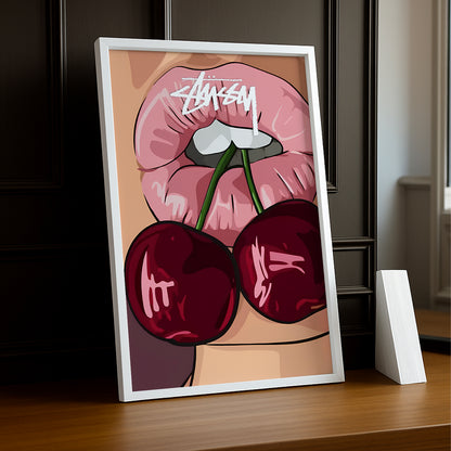 Cadre photo Stussy - Cherry Lips