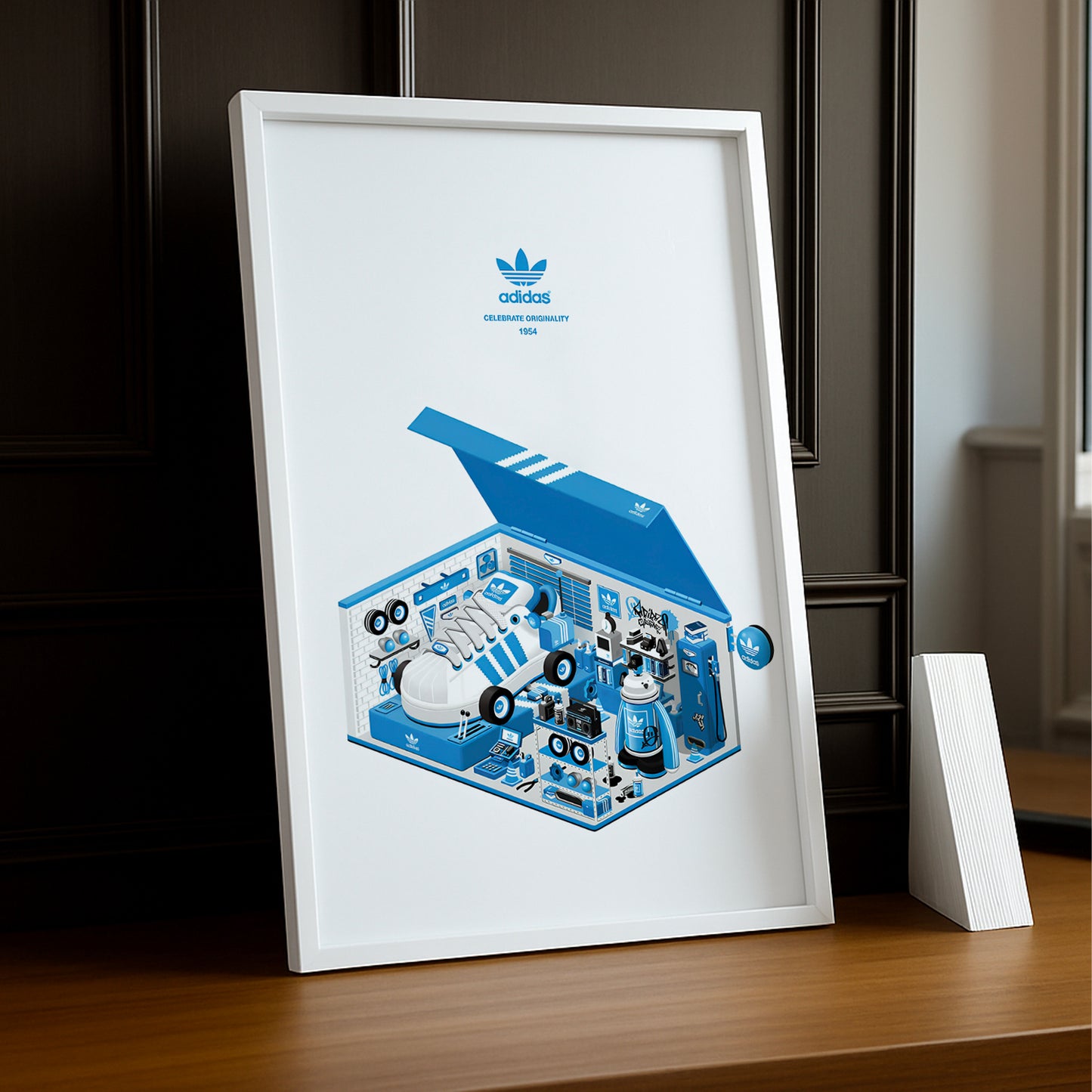 Cadre photo Adidas - Sneakers