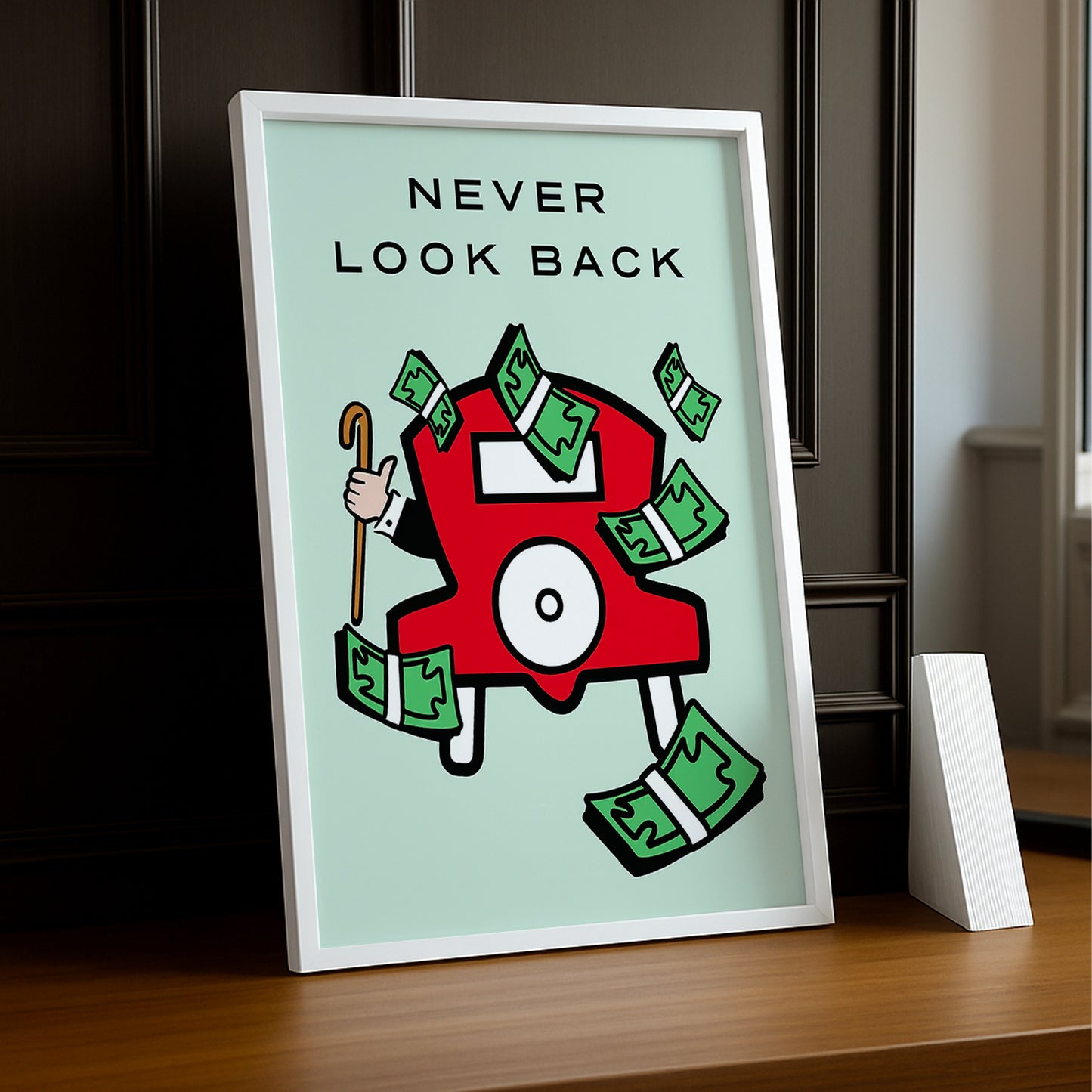 Monopoly Never look back - Cadre photo