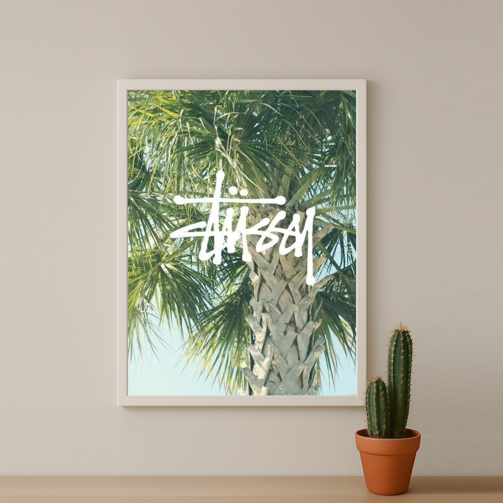Stüssy Palmier - Poster
