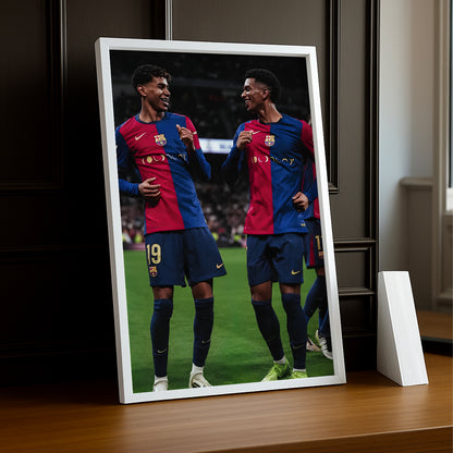 Cadre photo de Lamine Yamal x Baldé