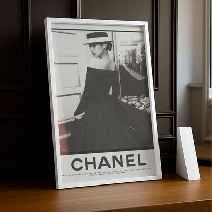 Poster Photo Chanel - Noir et Blanc