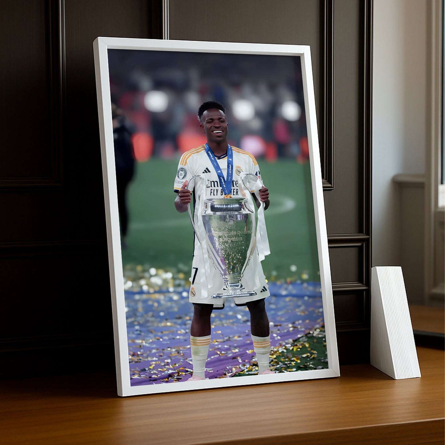 Poster encadrée Real Madrid - Vinicius Junior LDC