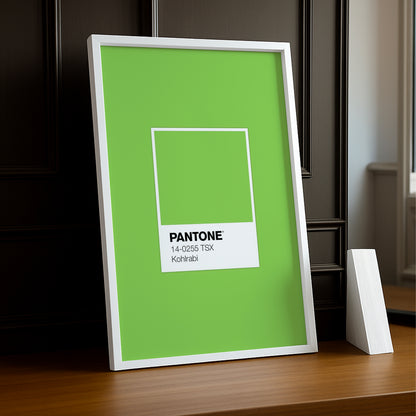 Cadre Photo Pantone Étiquette - Kohlrabi