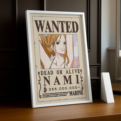 Cadre photo One Piece - Wanted Nami