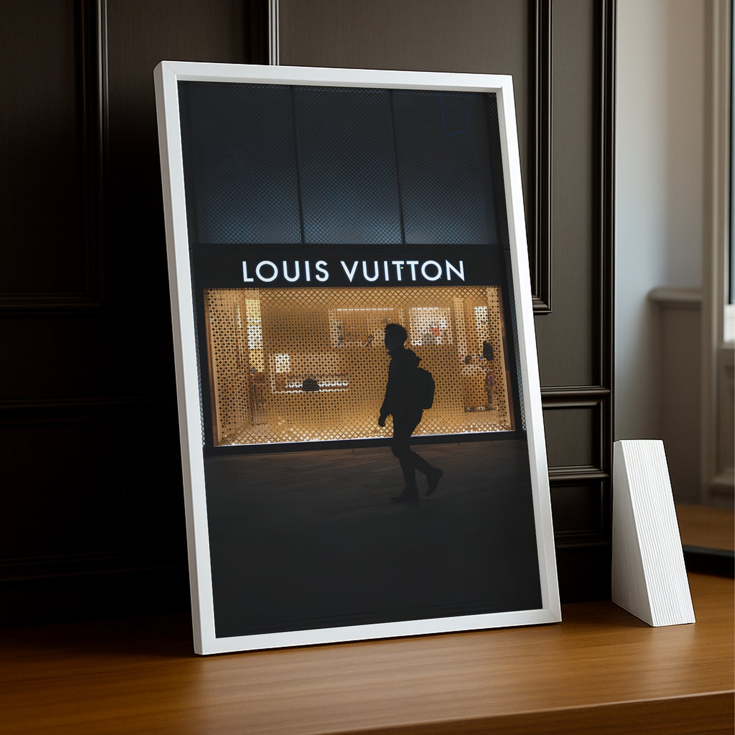 Cadre photo Louis Vuitton by night