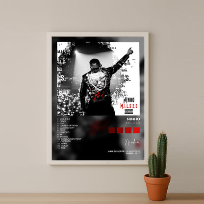 Poster Ninho - Album M.I.L.S 2.0