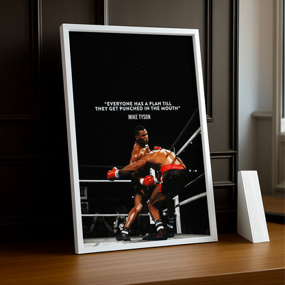 Cadre Photo Boxe - Mike Tyson Punch
