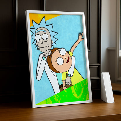 Cadre photo de Rick et Morty