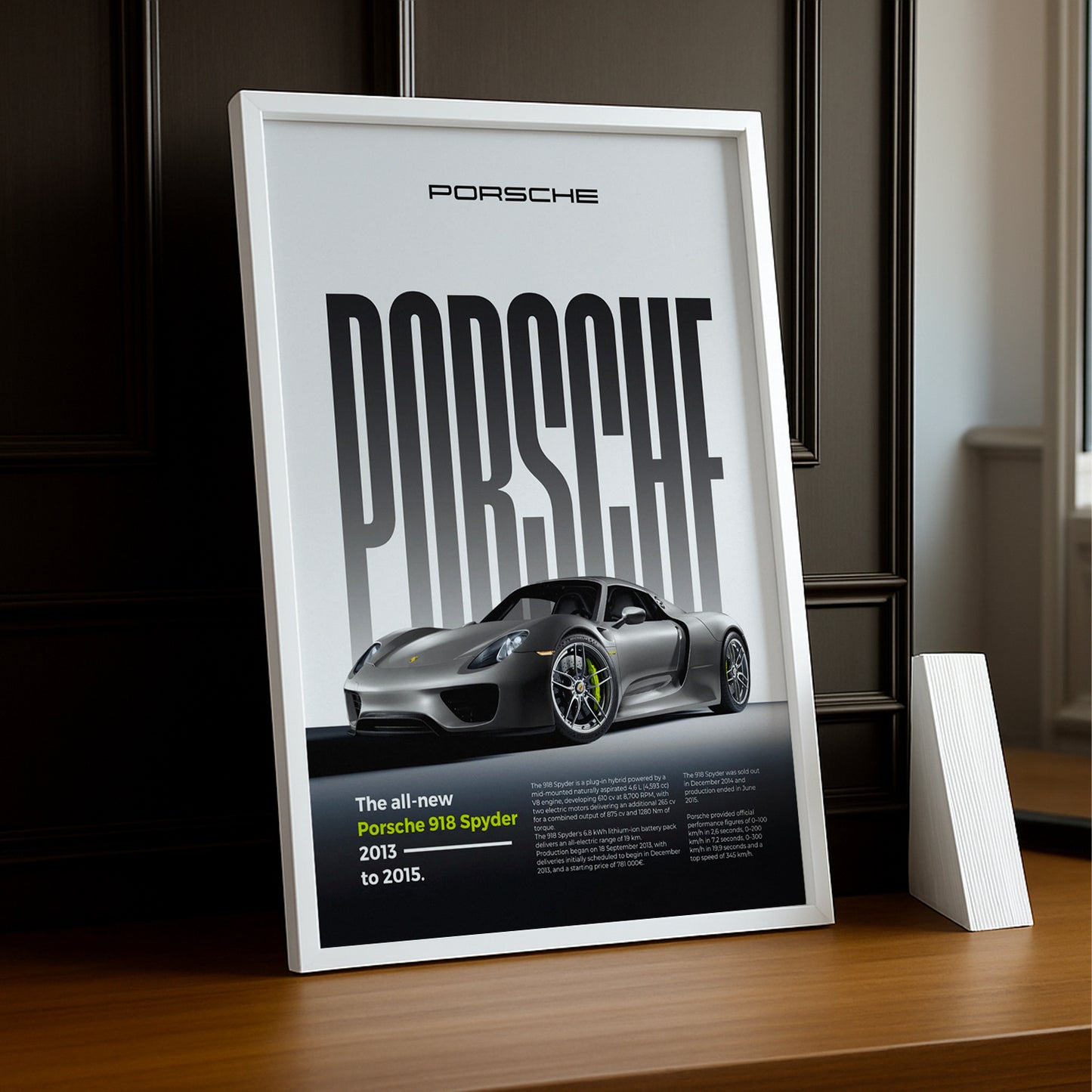 Poster Voitures - Porsche 918 Spyder