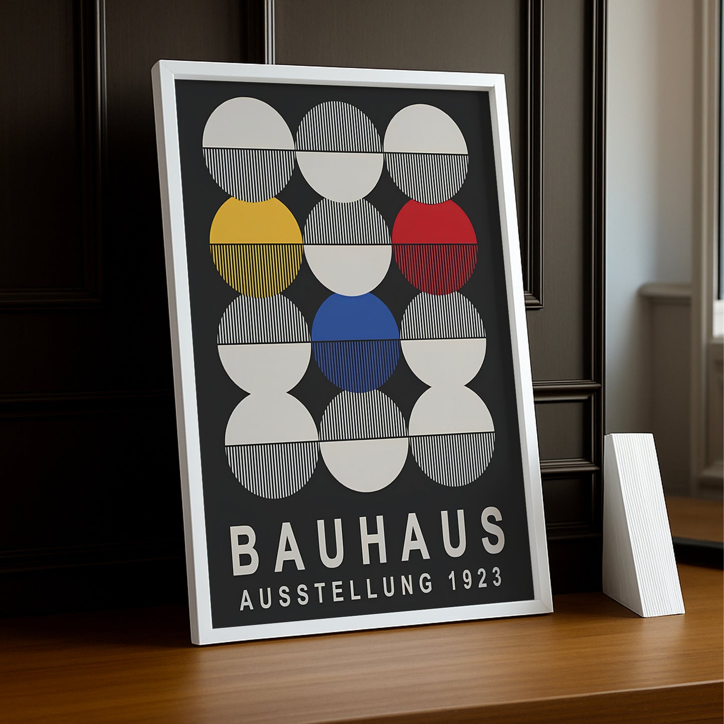Cadre photo Bauhaus 1923 noir