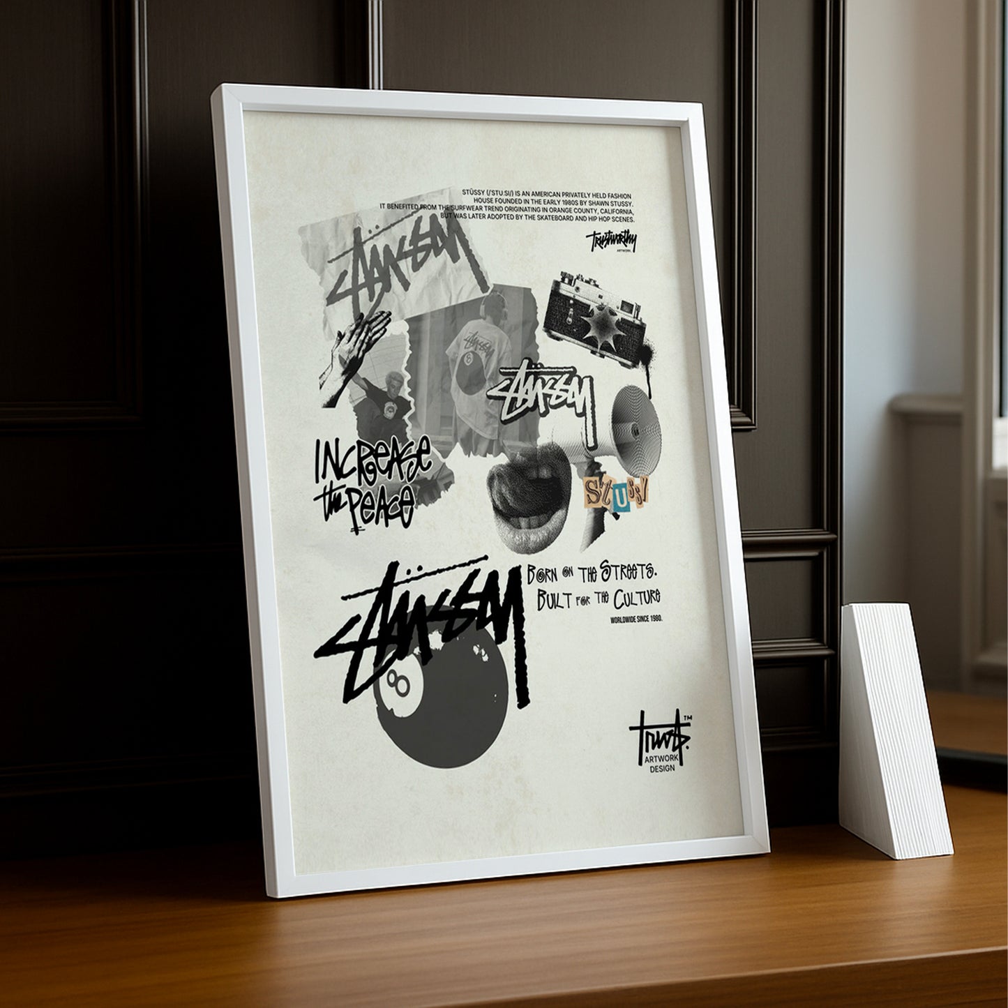 Cadre photo Stüssy poster