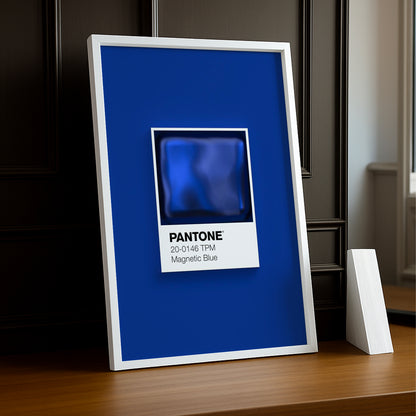 Cadre Photo Pantone Étiquette - Magnetic Blue