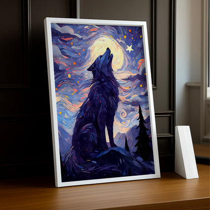 Cadre Photo Chien - Loup