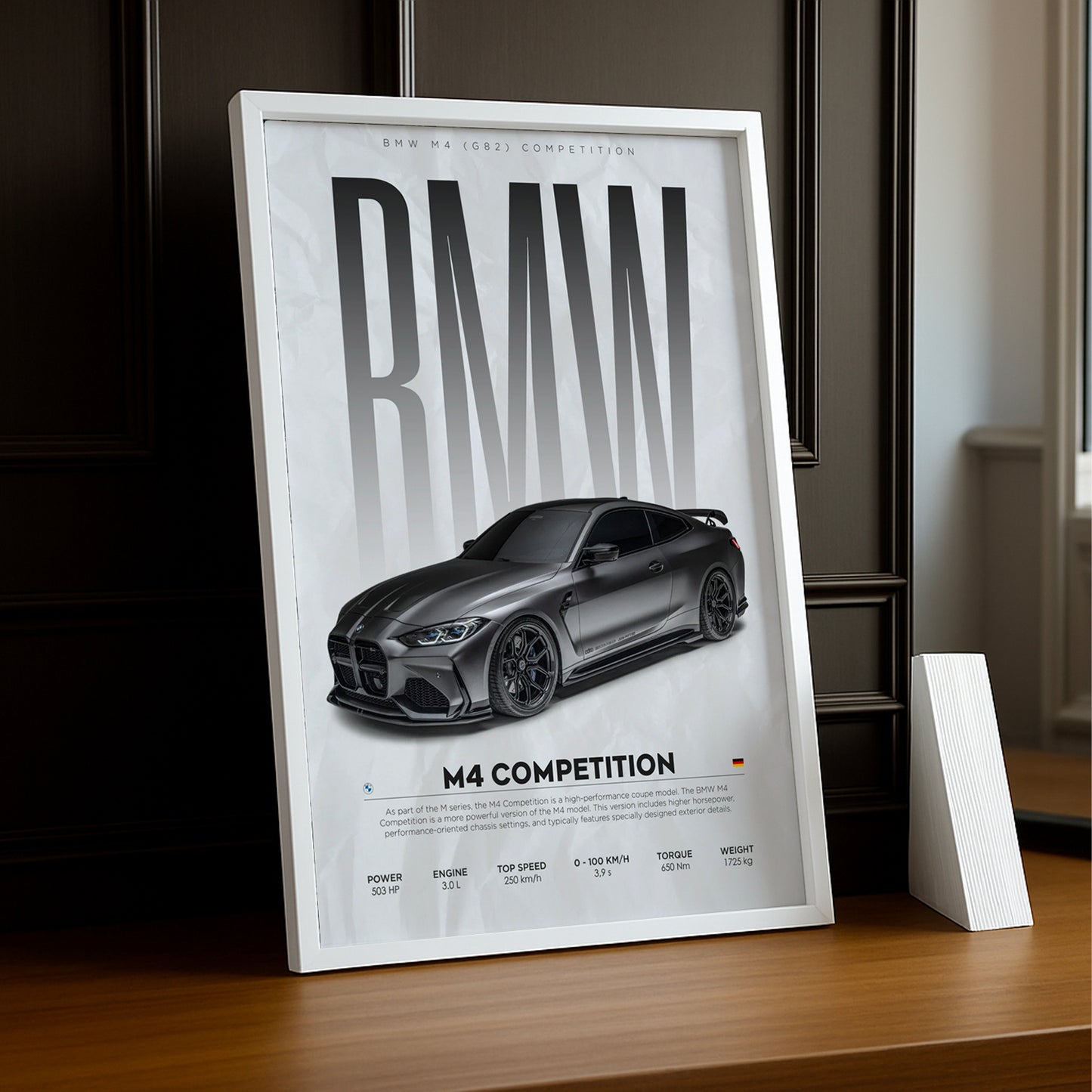 Cadre photo BMW M4 Competition