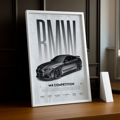 Cadre photo BMW M4 Competition