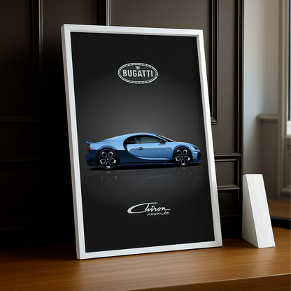 Cadre photo Bugatti Chiron