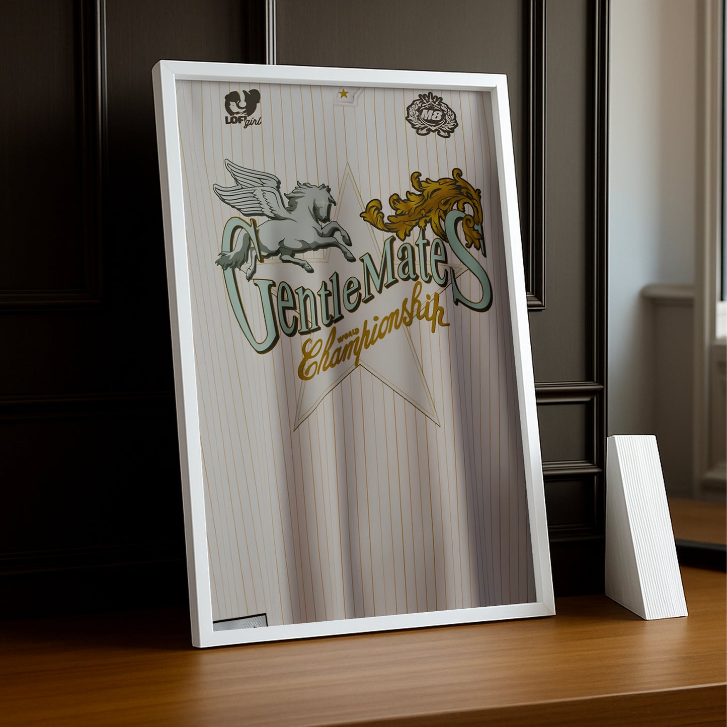 Cadre photo Gentlemates Maillot blanc