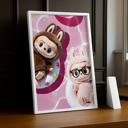 Poster Labubu - Summer Chill