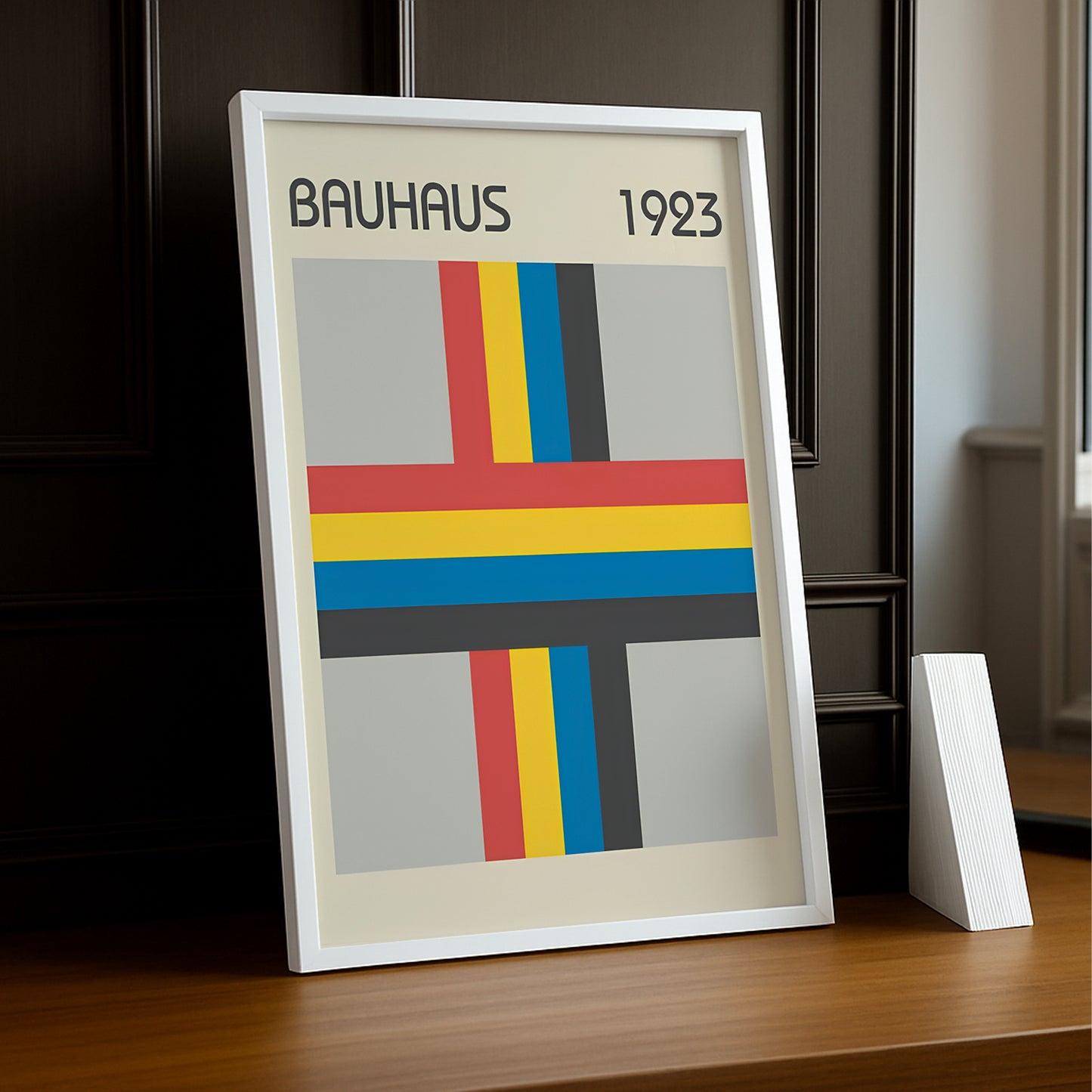 Cadre photo Bauhaus croix 1923