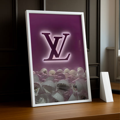 Cadre photo Louis Vuitton Fuschia